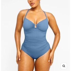 Shapellx Smart Sculpt U-Ring Cut Out Shaping Swimsuit - NWT